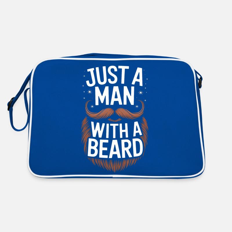 Beard Mustache Bearded Men Retro Bag