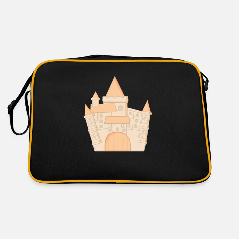 Schloss der Prinzessin Retro Tasche