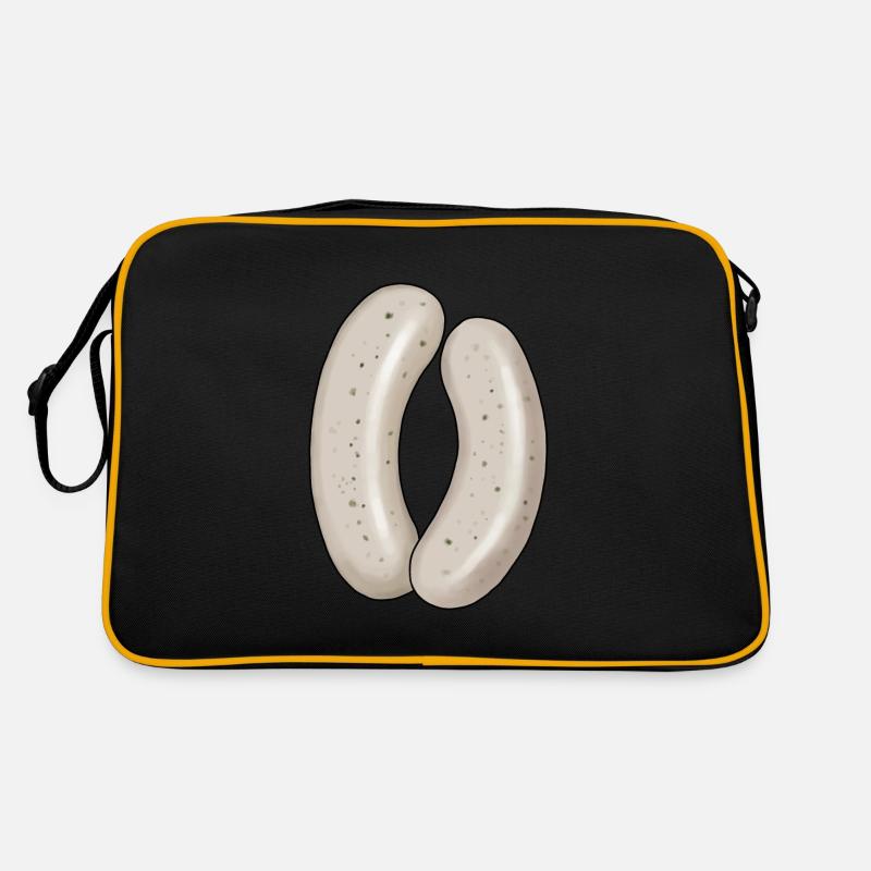 Weisswurst Bavarian breakfast beer tent Retro Bag