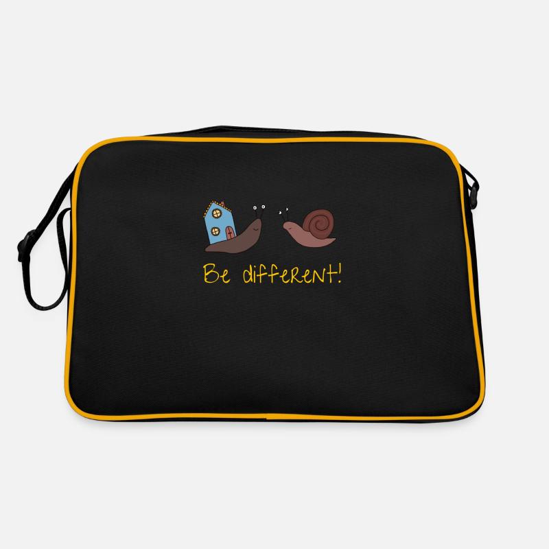 Be different! Retro Tasche