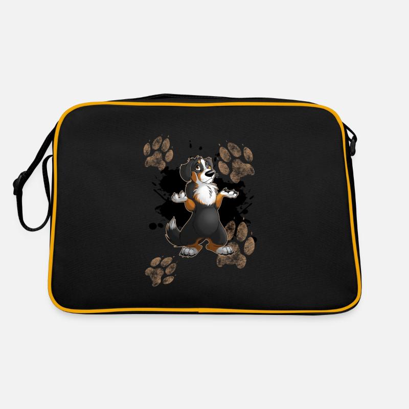 Muddy Paws / Dreckspfötchen Retro Tasche