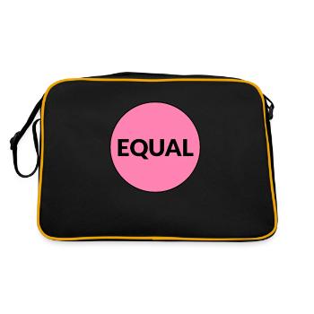 MOIS DE LA FIERTÉ LGBTQ ÉGALE - Sac Retro - noir/or - Dos