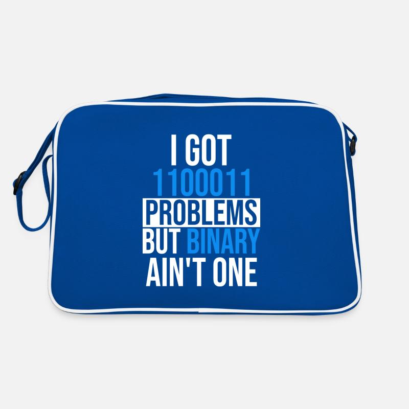I got 99 problems but binary ain't one Retro Tasche