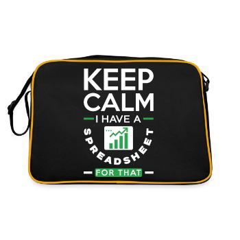 Data Engineering Data Analysis Business - Retro Bag - black/gold - Back