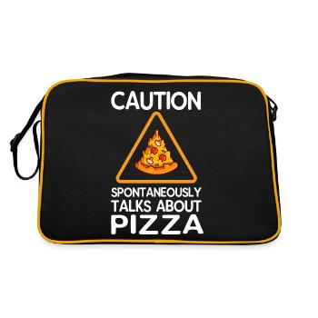 Pizza - Sac Retro - noir/or - Dos
