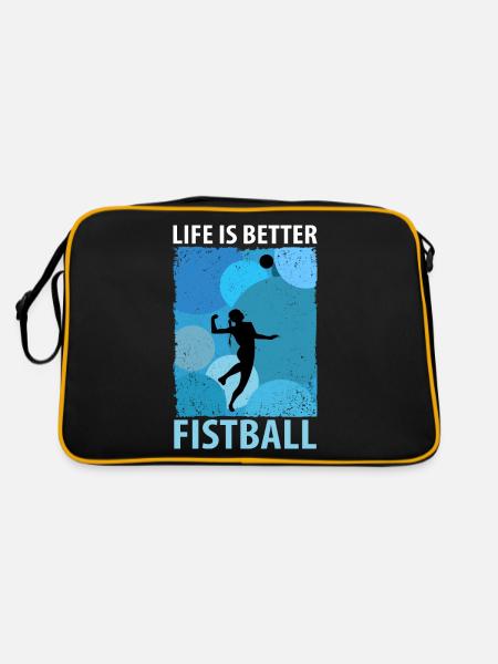 Fistball Fistball Joueurs Fistball Joueurs - Sac Retro - noir/or - Dos