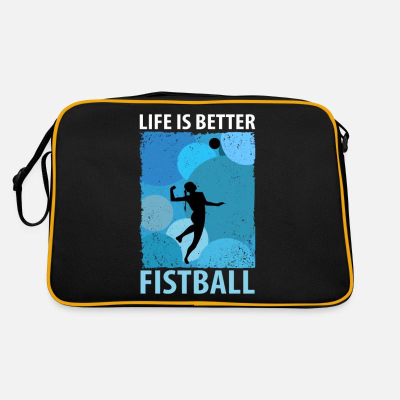 Faustball Faustballer Faustballspieler Retro Tasche
