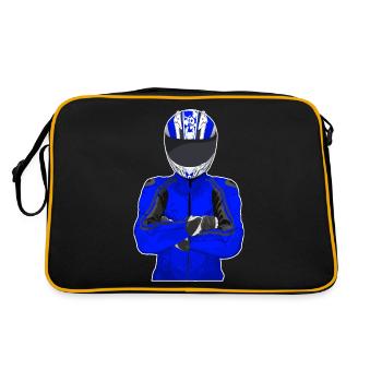 Moto Lifestyle / Moto / Moto motard - Sac Retro - noir/or - Dos