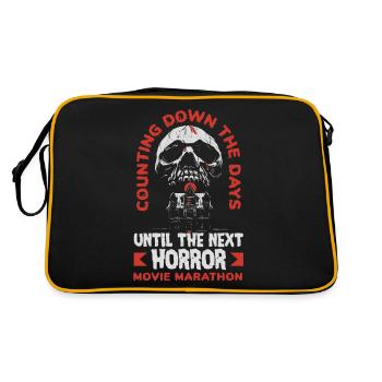 Compte à rebours jusqu’à la prochaine horreur - Sac Retro - noir/or - Dos