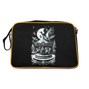 Mythique vacances Carrousel Créature fantastique - Sac Retro - noir/or - Dos