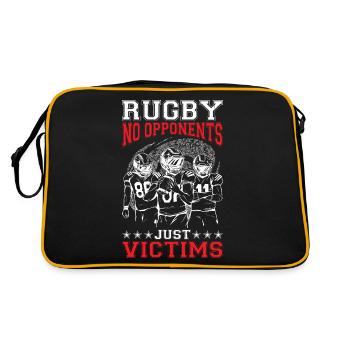 Rugby No Opponents Just Victims 4 - Retro Bag - black/gold - Back