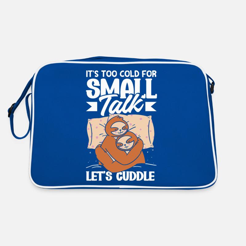 It's Too Cold for Small Talk Retro Tasche
