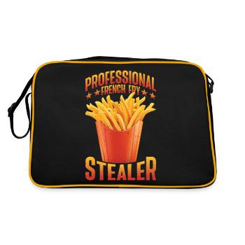 Professional French Fry Stealer 5 - Retro Bag - black/gold - Back