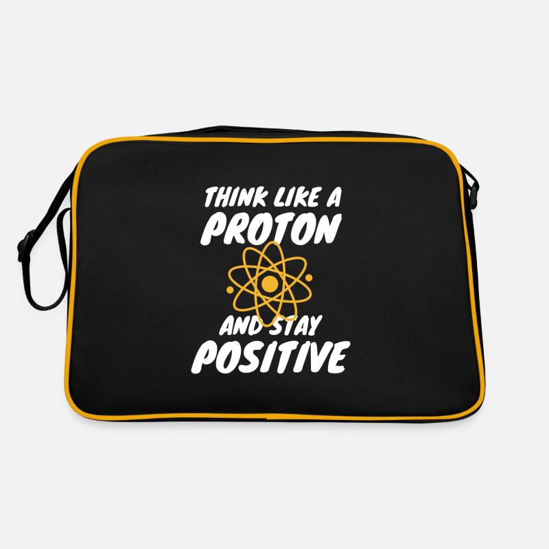 Chemie Shirt Science Pensez comme une chimie de protons Sac Retro