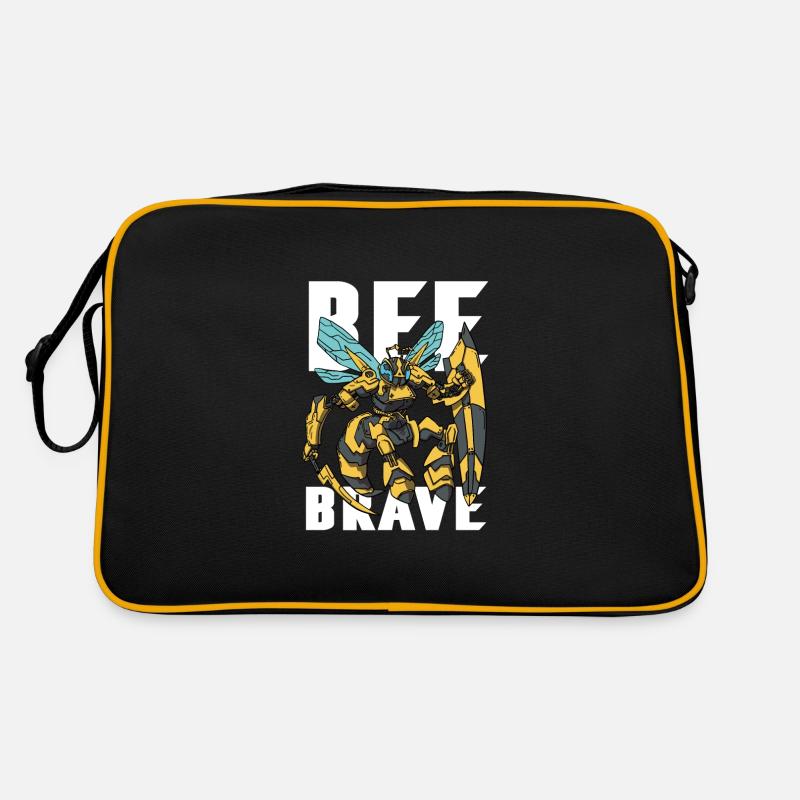 Bee Brave Courageux Sac Retro