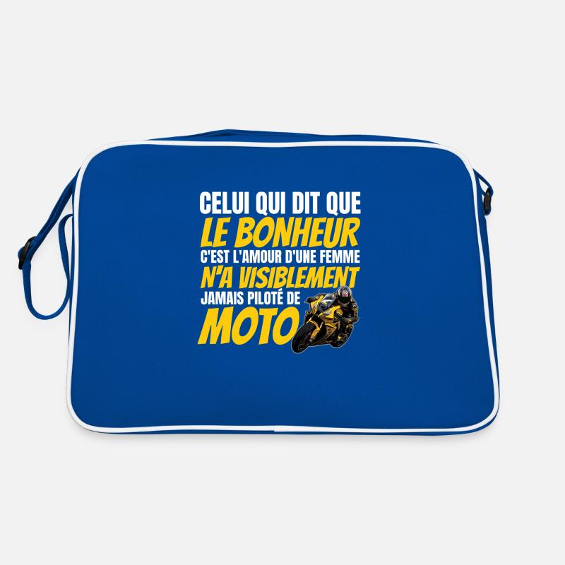 jamais piloté de moto Sac Retro
