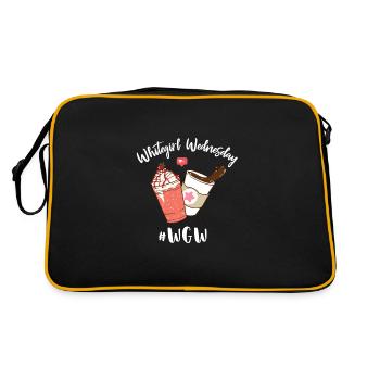Whitegirl Wednesday #WGW IceCream Choco Heart Cute - Retro Bag - black/gold - Back