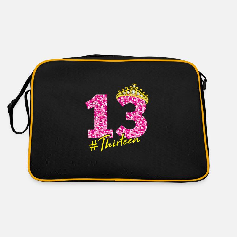 13e anniversaire de la couronne de l'adolescent Sac Retro