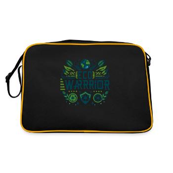 Eco-Hero: For the Planet - Retro Bag - black/gold - Back