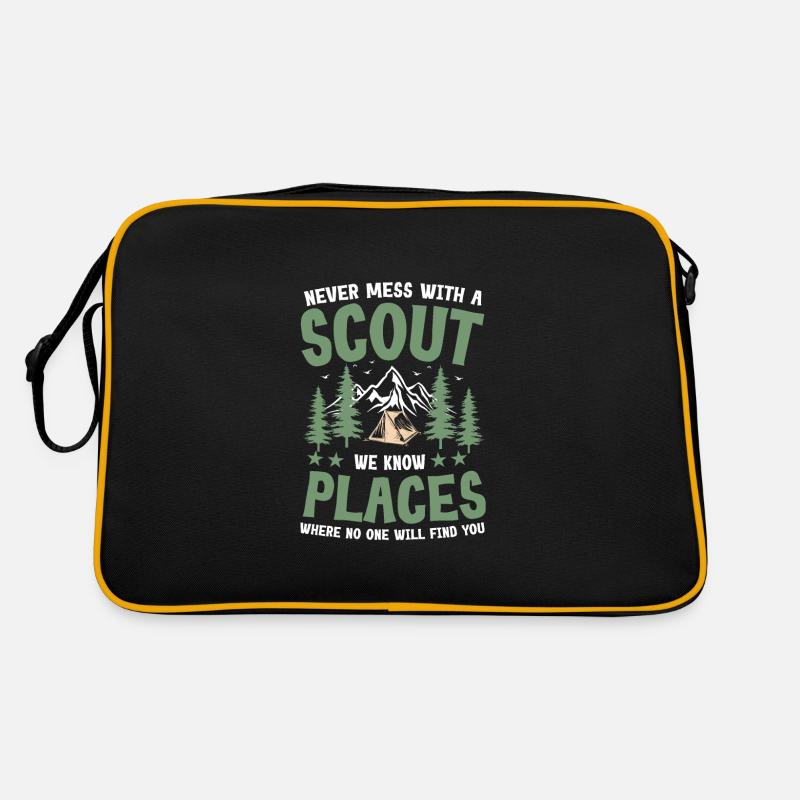 Pfadfinder und Pfadfinderführer Retro Tasche
