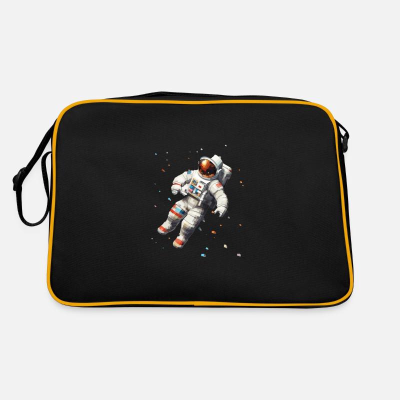 Astronaut Digital Art Space Explorer Retro Tasche