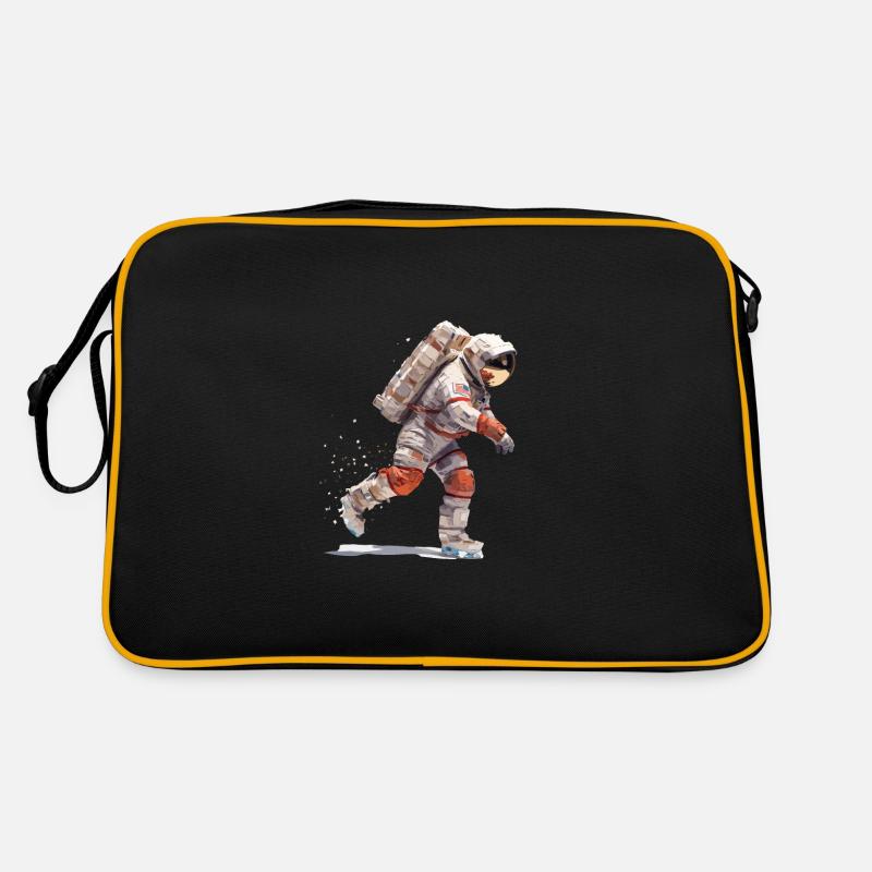 Astronaut Digital Art Space Explorer Retro Tasche