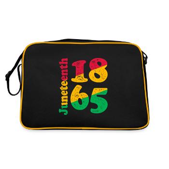 Juneteenth - Sac Retro - noir/or - Dos