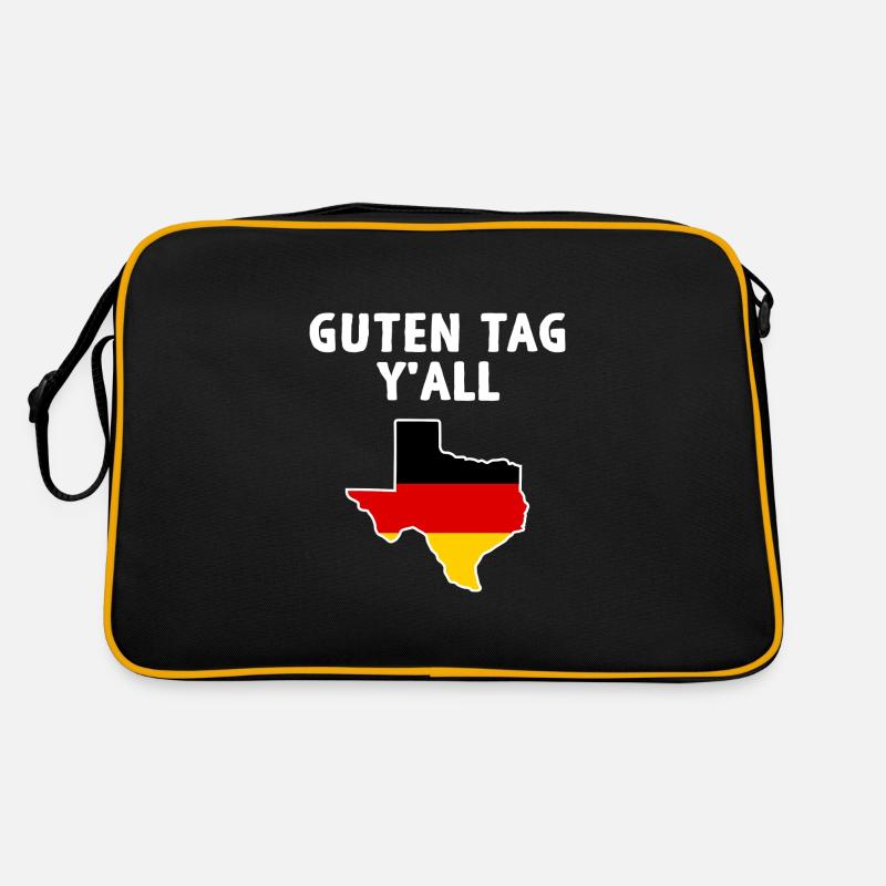 Deutsch-texanisches Design für Texas Einwanderer Retro Tasche