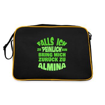 Enterrement de vie de garçon Almina - Sac Retro - noir/or - Dos