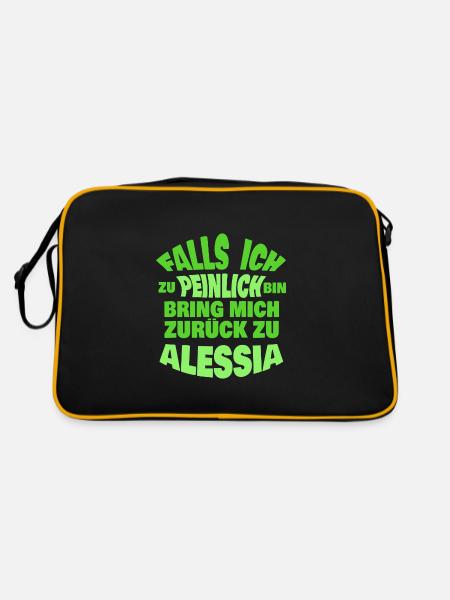 Alessia - Sac Retro - noir/or - Dos