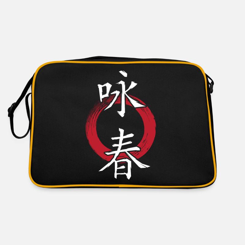 Wingtsun Wing chun Chinesische Schriftzeichen Retro Tasche
