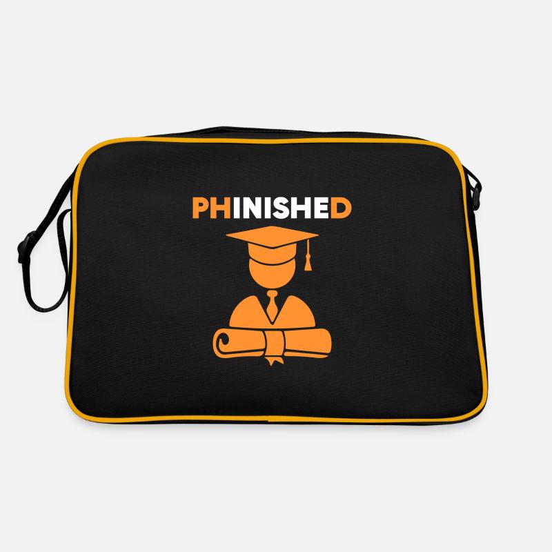 PhinisheD PhD-Absolvent Gift Retro Tasche