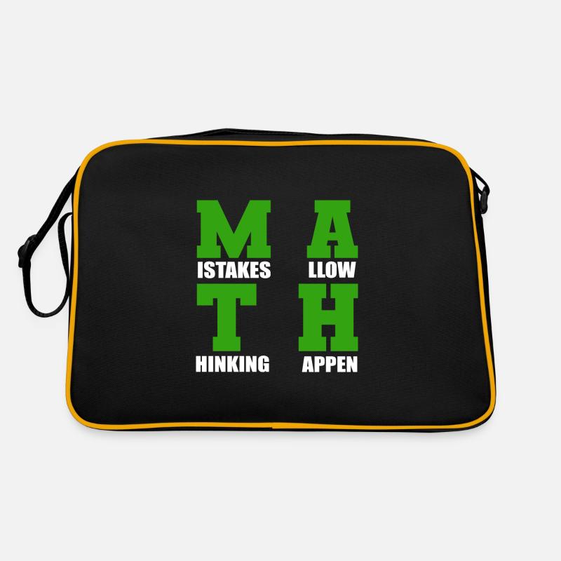 Mistakes allow thinking Math Tutor G Retro Bag