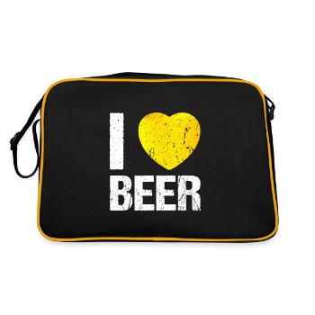J’adore Beer Bier - Sac Retro - noir/or - Dos