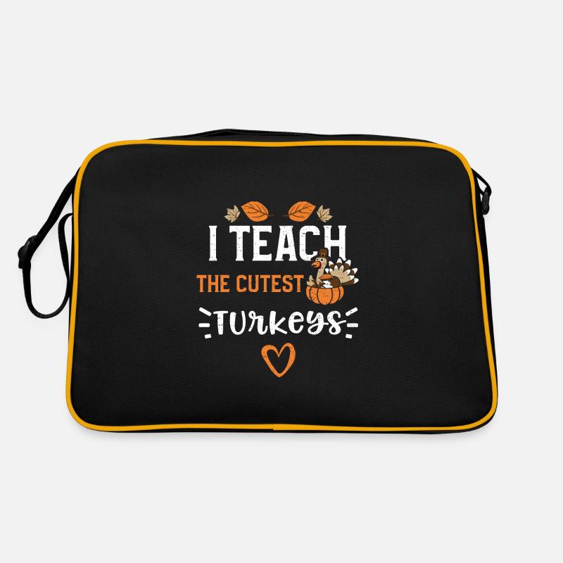 I Teach The Cutest Turkeys Retro Bag