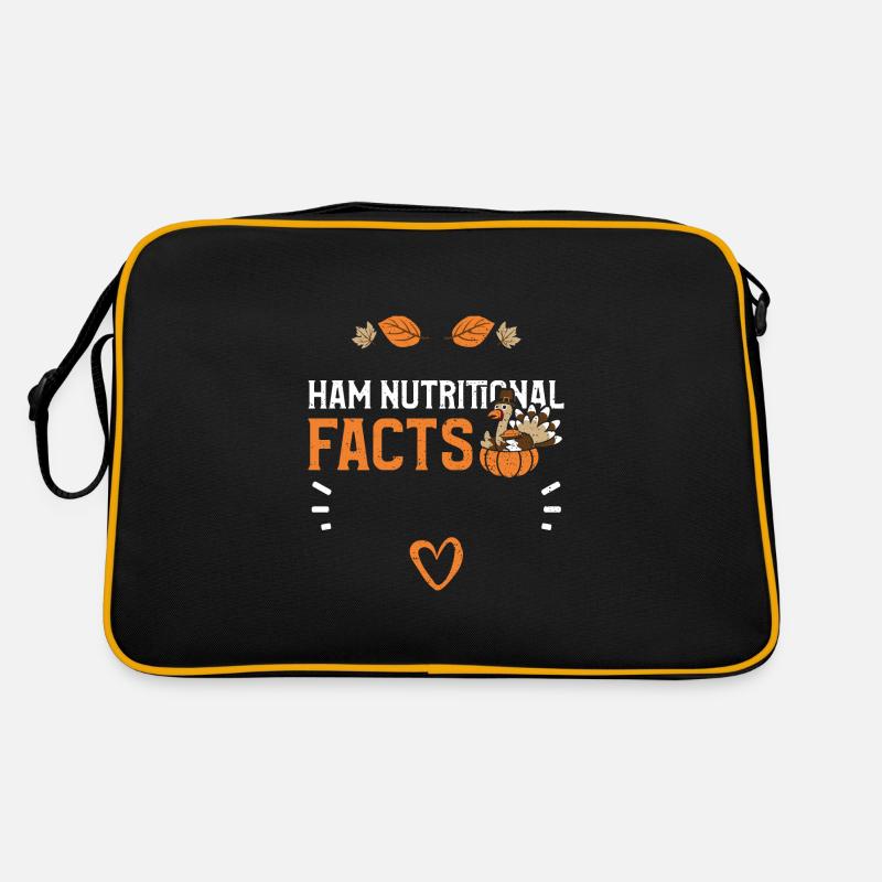 Ham Nutritional Facts Retro Tasche