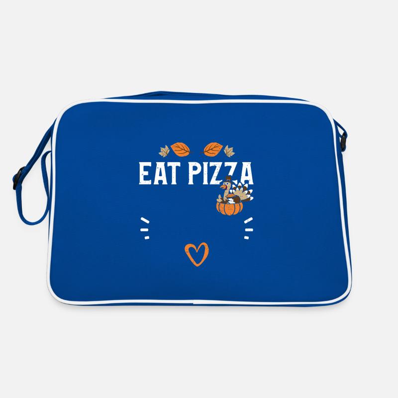 Eat Pizza - Thanksgiving Retro Tasche