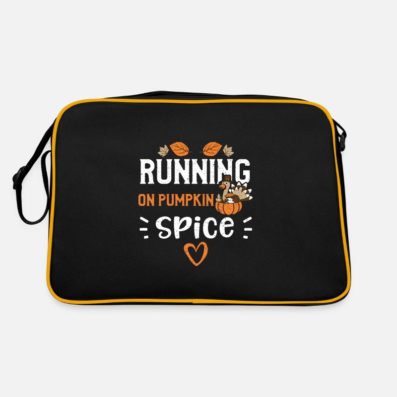 Running on Pumpkin Spice Retro Bag