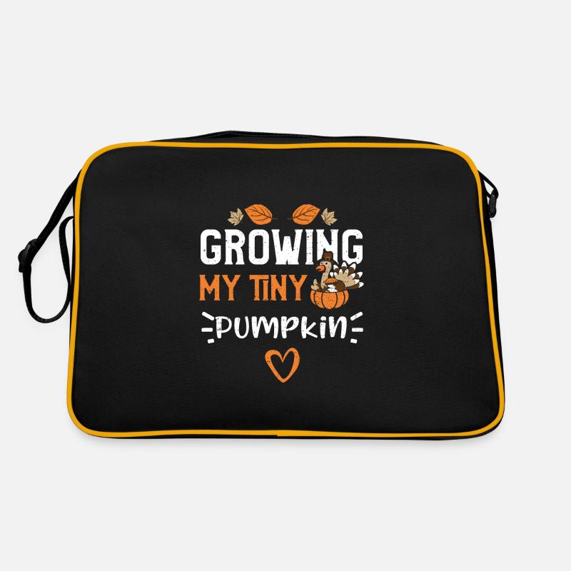Growing My Tiny Pumpkin - Retro Bag - black/gold