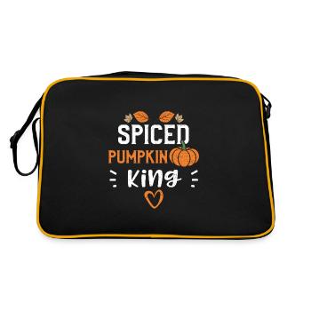 Spiced Pumpkin King - Pumpkin - Sac Retro - noir/or - Dos
