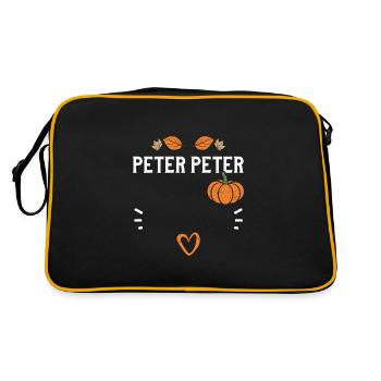 Peter Peter - Citrouille - Sac Retro - noir/or - Dos