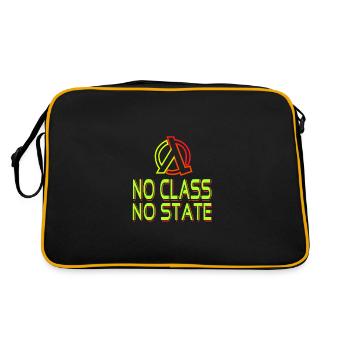 Programmer Lambda Software Developer Gift - Retro Bag - black/gold - Back