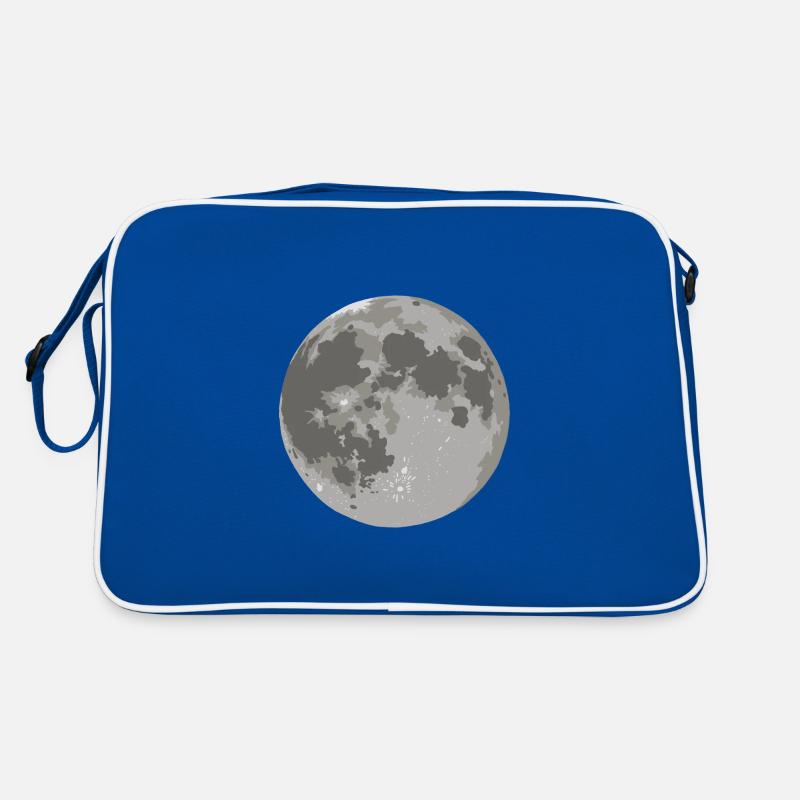 Moon - celestial body Retro Bag