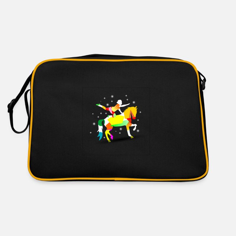 Voltige cheval Sac Retro