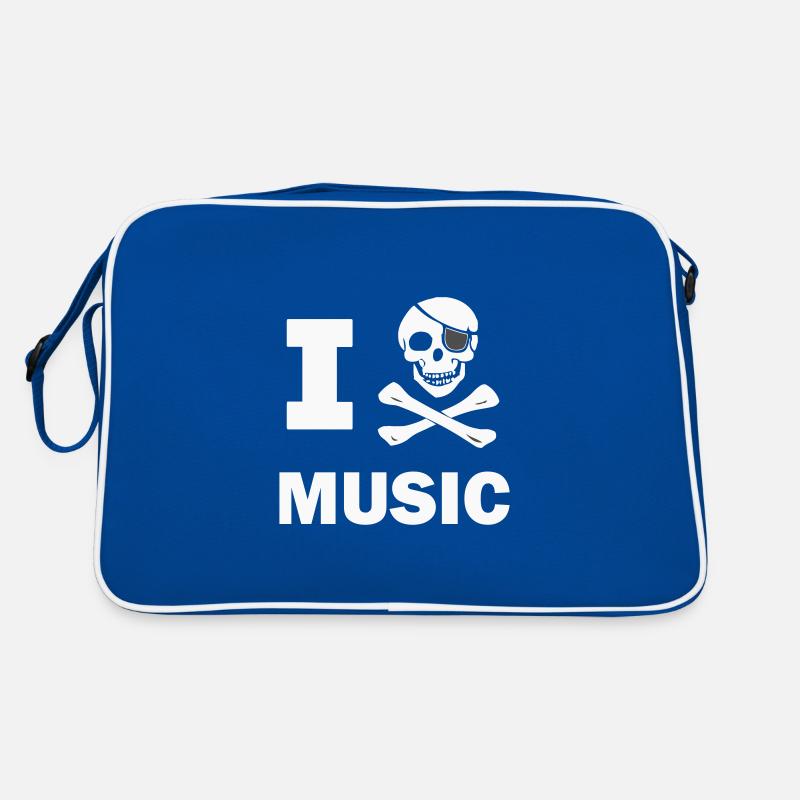 I Pirate Music Retro Bag