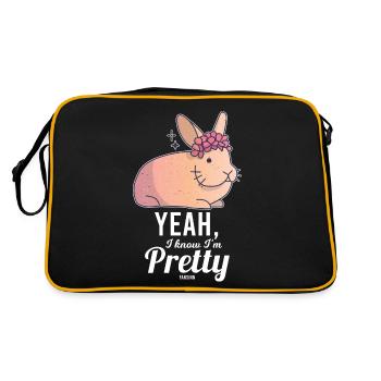 Hare - Retro Bag - black/gold - Back