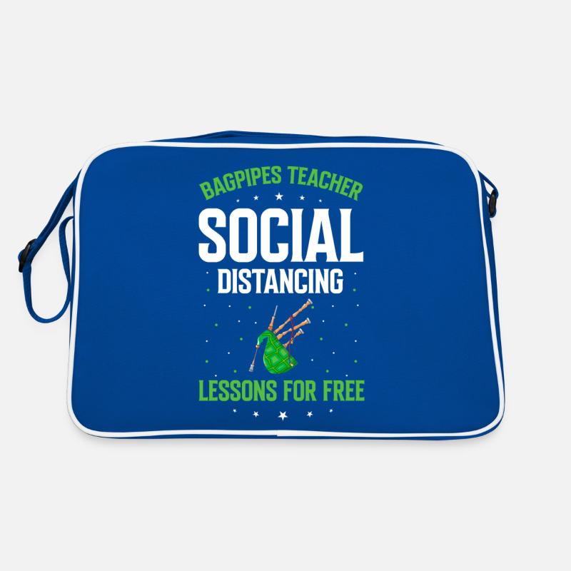 Bagpipe Quote for Scots and Bagpipe Musicians Retro Bag