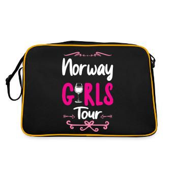 Tournée des filles de Norvège - Sac Retro - noir/or - Dos