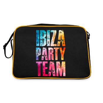 Ibiza Party Team Colorful - Retro Bag - black/gold - Back