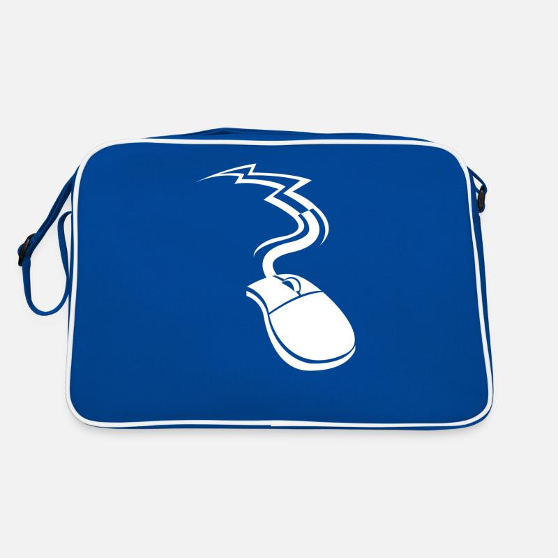 Computer Mouse Design Retro Bag